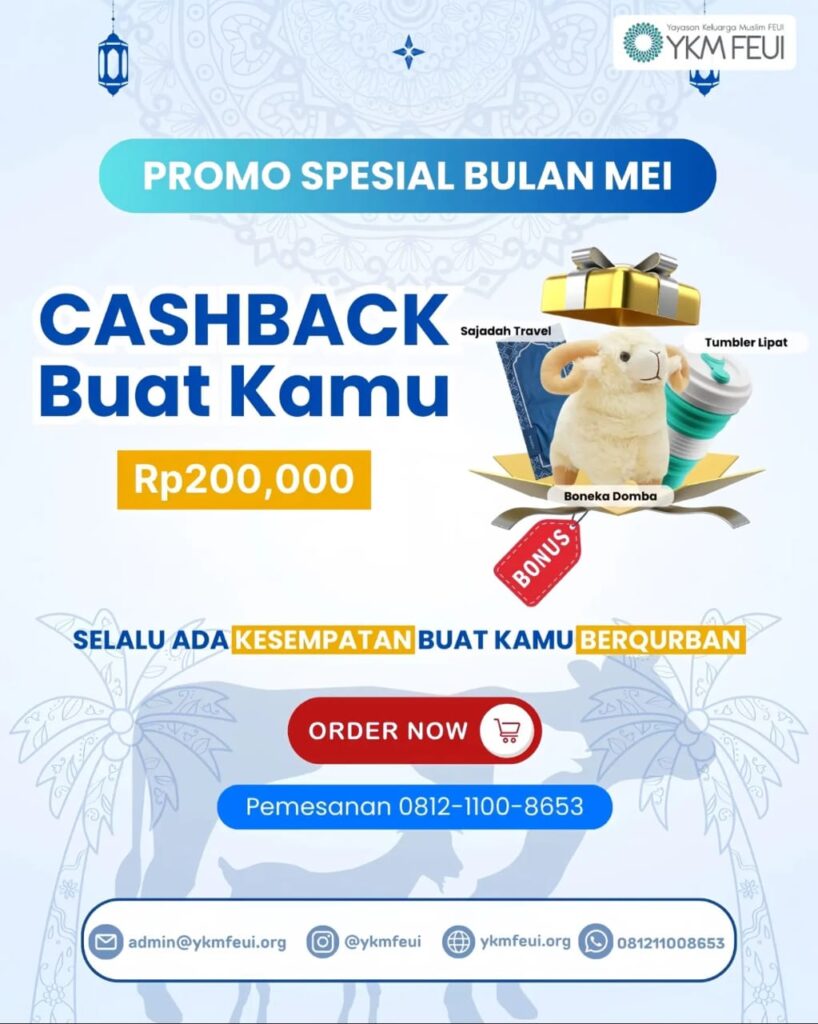 YKM Qurban | Promo Spesial Bulan Mei